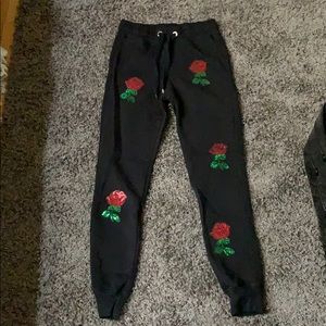 Rose sequence joggers